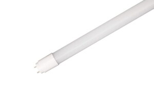 A Streamline Plug & Play T8 LED Tube manufacturered by Straits Lighting. The tube light is facing sideways